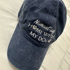 Namastay home with my dog 🐾 hat